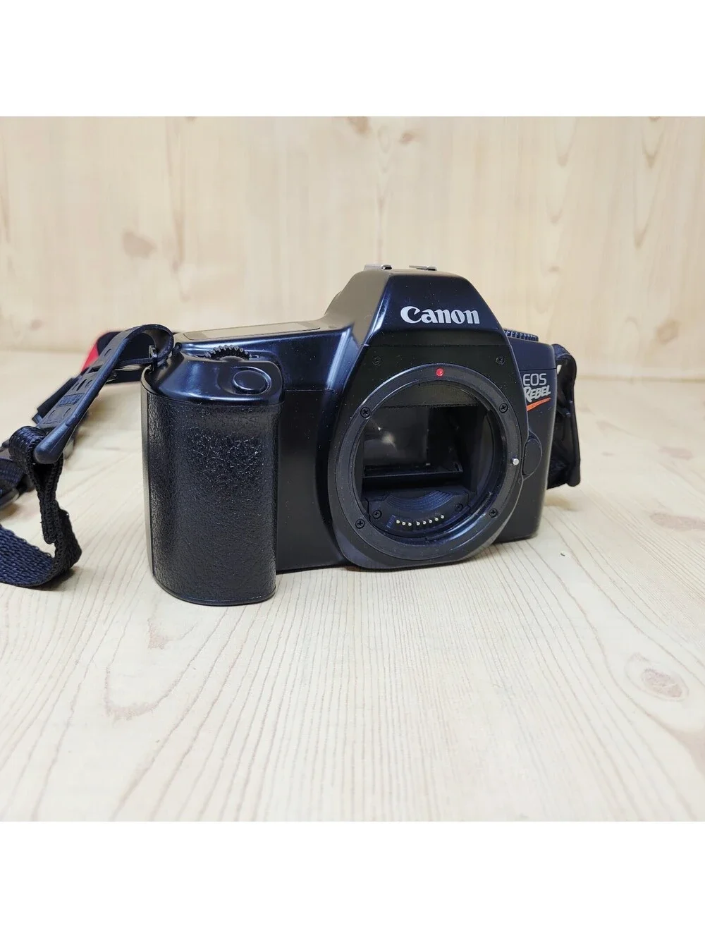 Canon Rebel EOS 35mm Film Camera and Strap